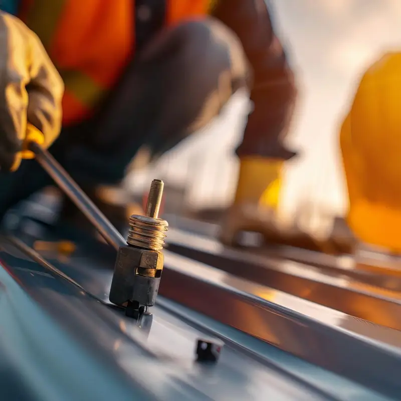 Réparation de toiture en bac acier et zinguerie